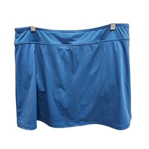 Lands' End Women's Swim Skirt Swim Bottoms in Paradise Teal - Size 14